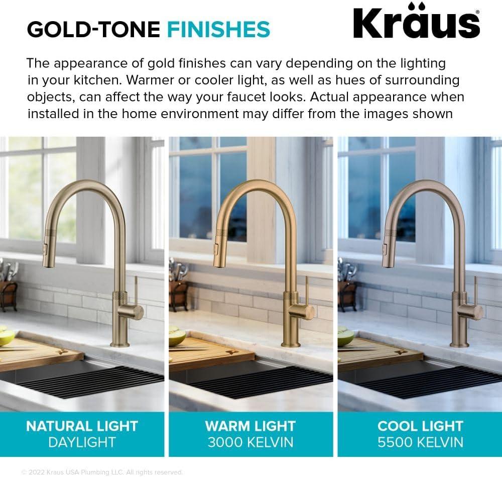 Kraus Oletto Single Handle High-arc Kitchen Faucet