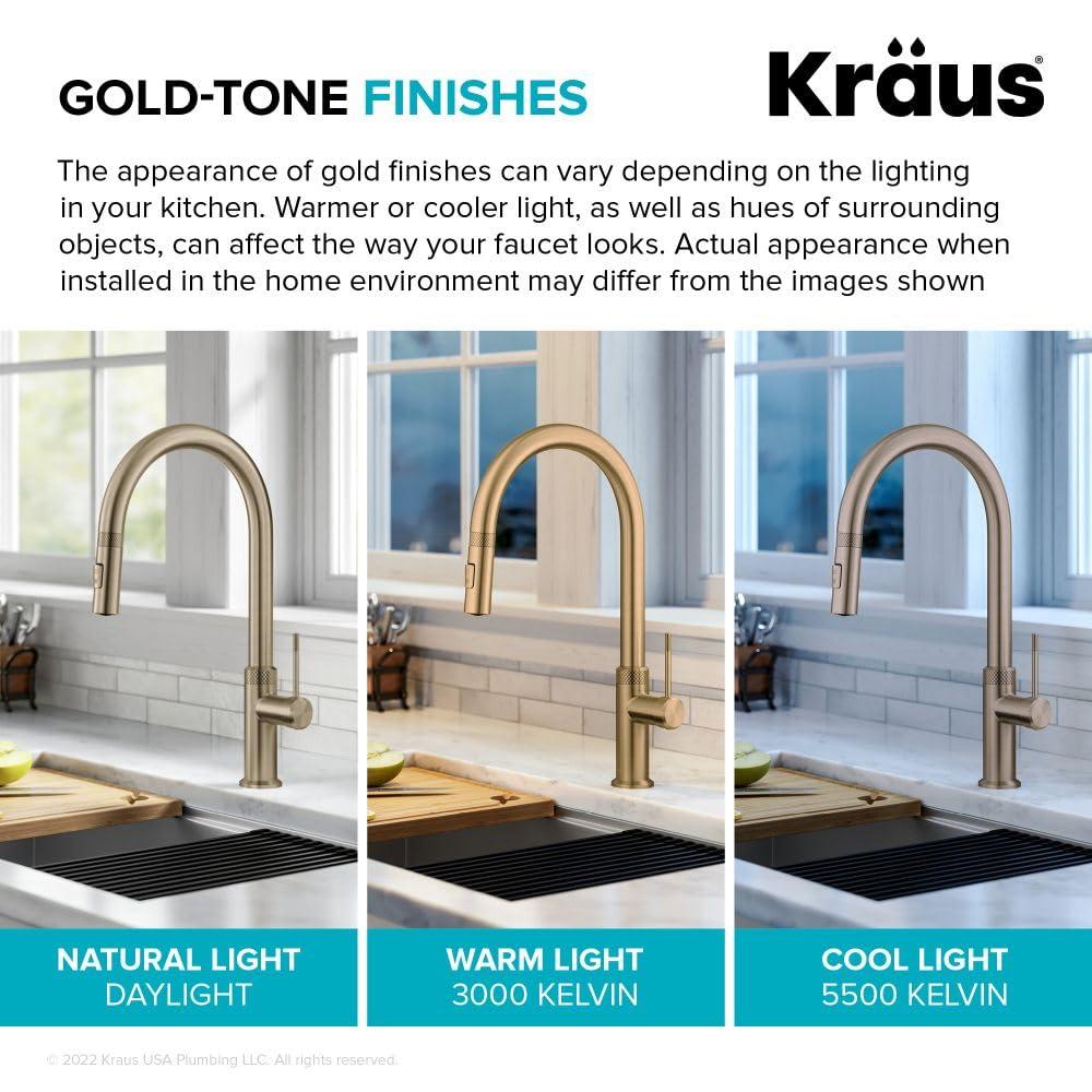 Kraus Oletto Single Handle High-arc Kitchen Faucet