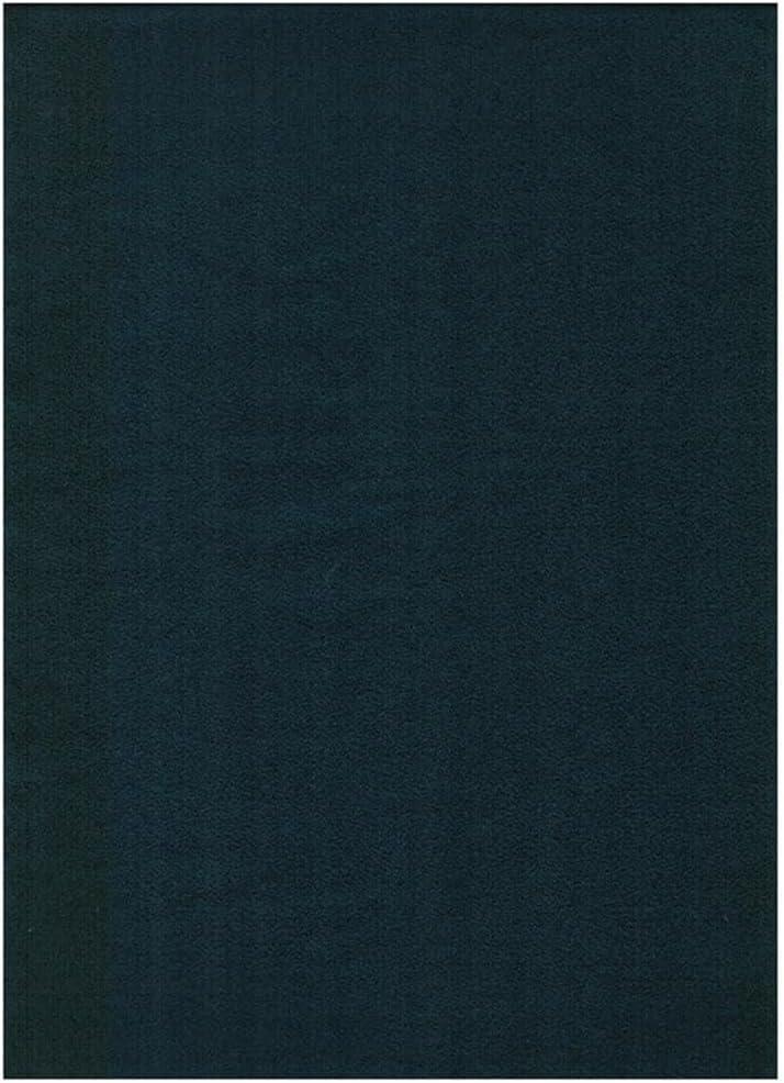 Pemberly Row Cotton and Foam Full-size Futon Mattress in Suede Navy-Frame Not Included
