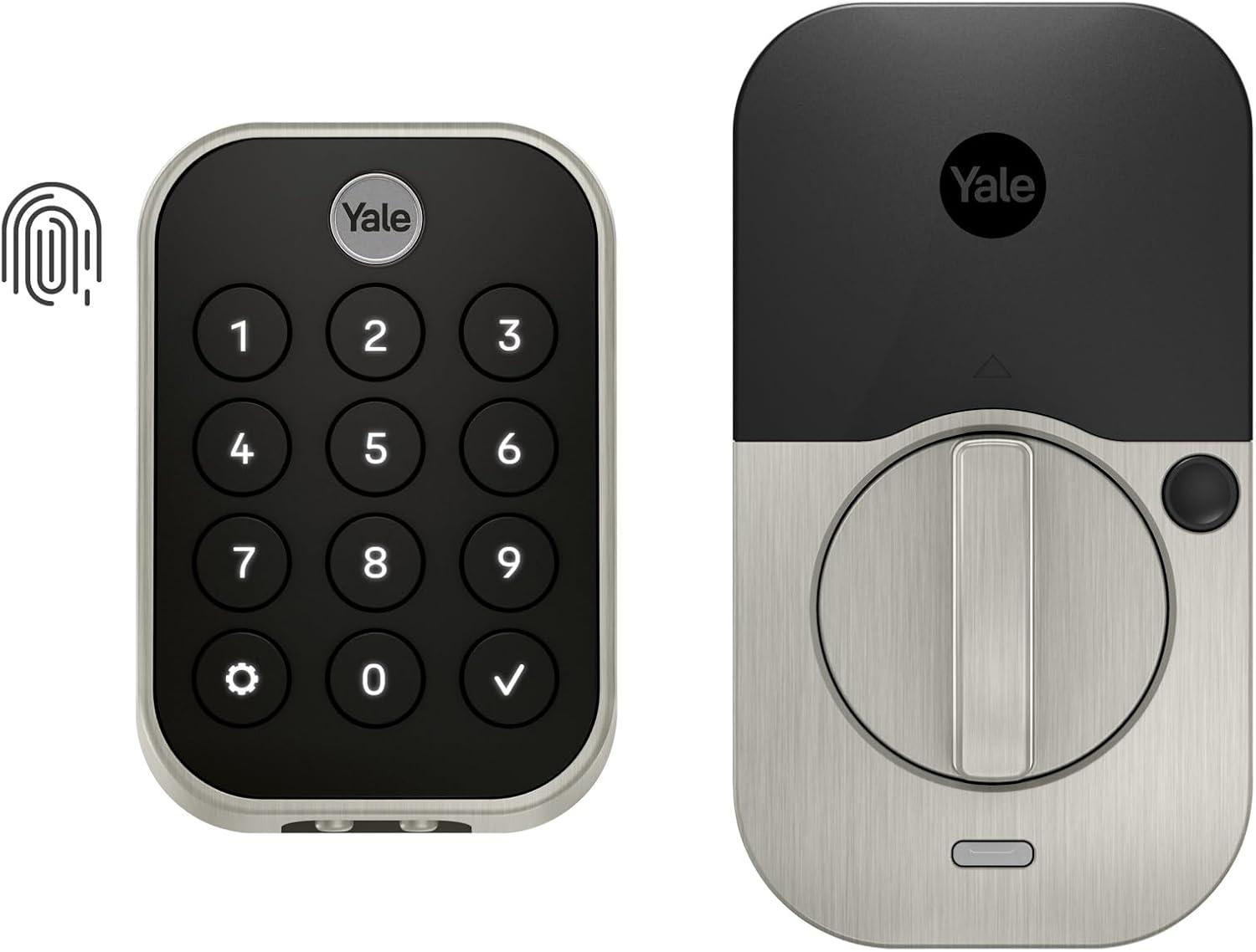 Yale Assure Lock 2 Satin Nickel Smart Lock Electronic Deadbolt Bluetooth Fingerprint Keypad