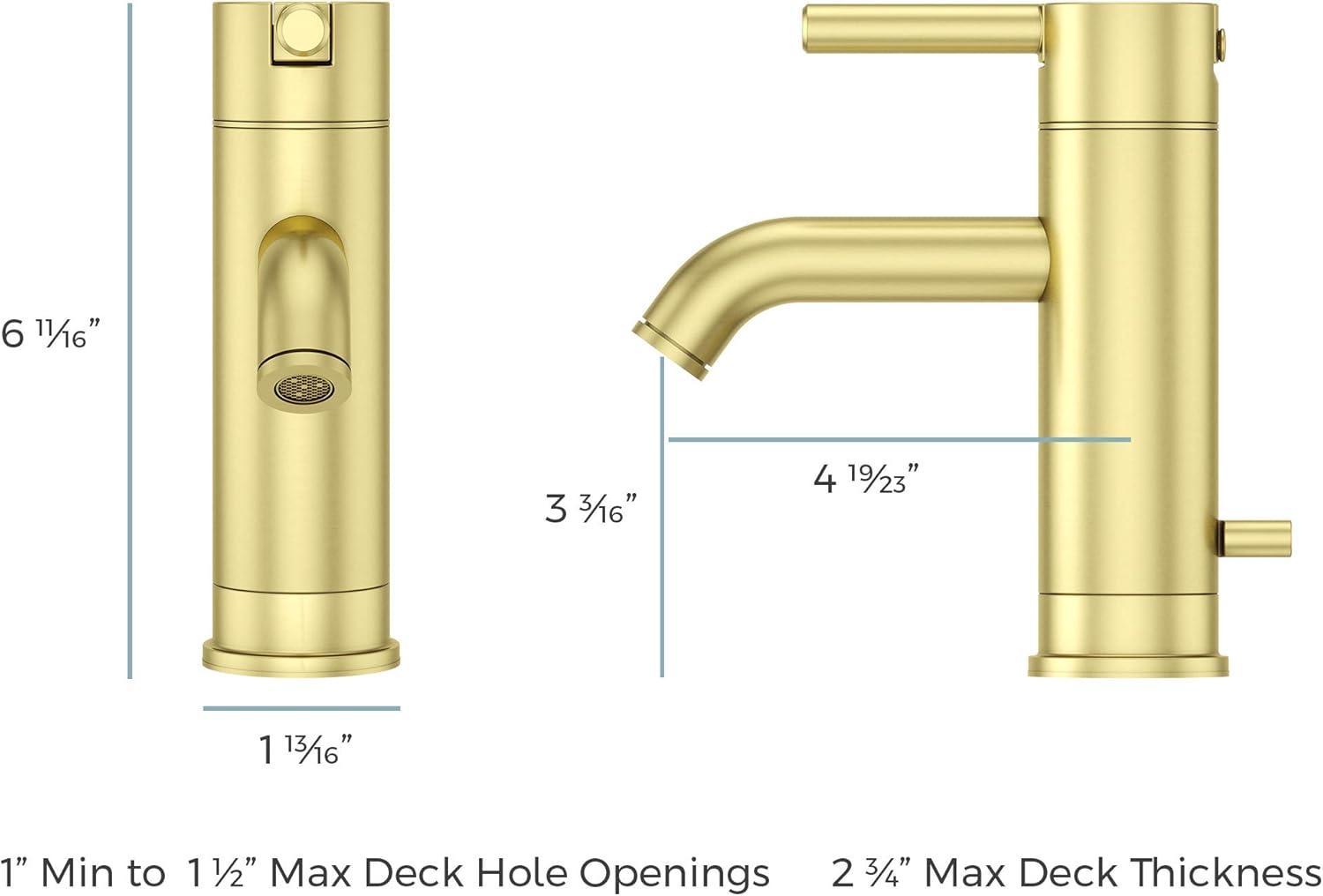 Contempra Single Control Bathroom Faucet with Drain Assembly