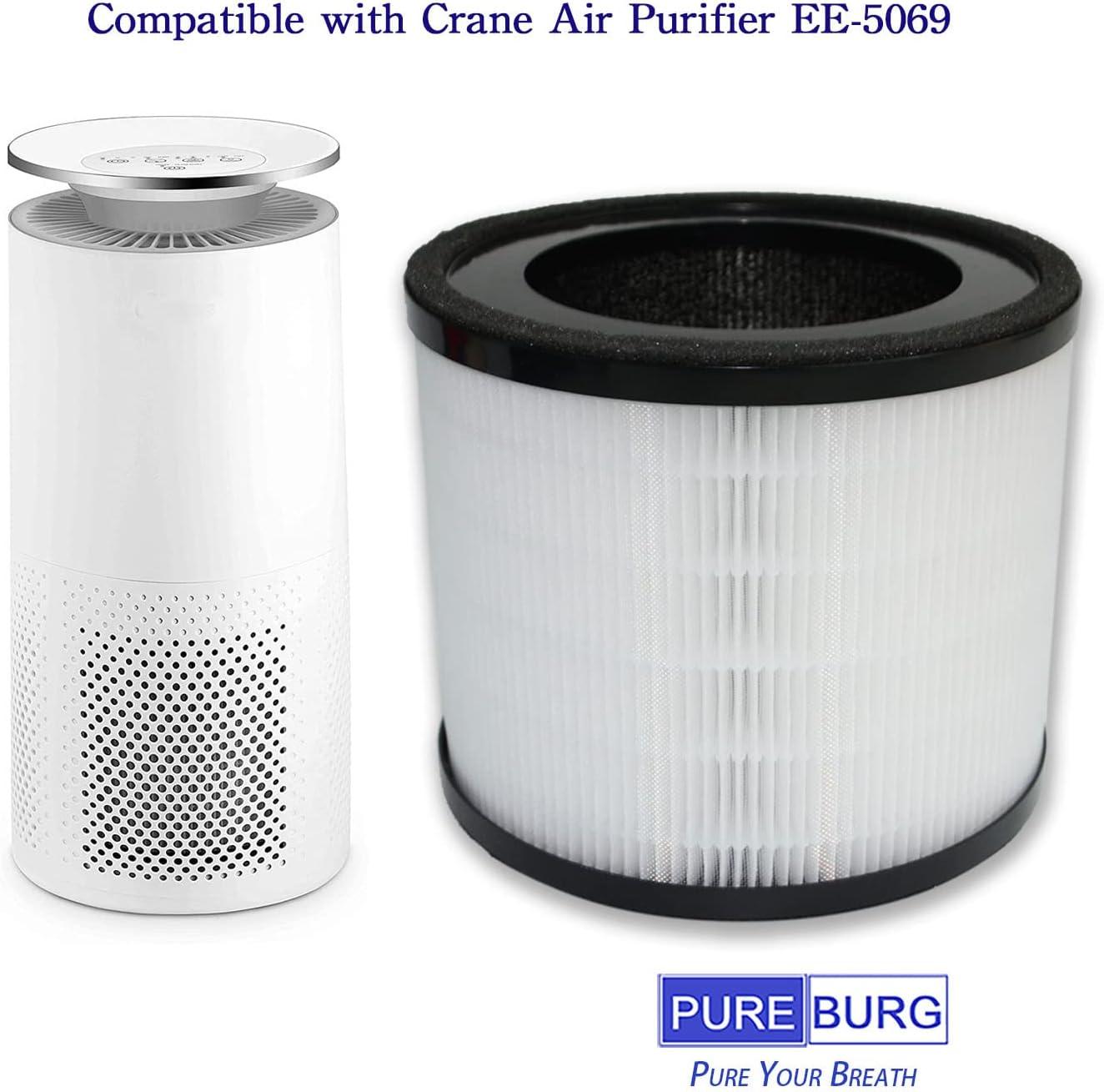 H13 HEPA Activated Carbon Air Purifier Replacement Filters, 2-Pack