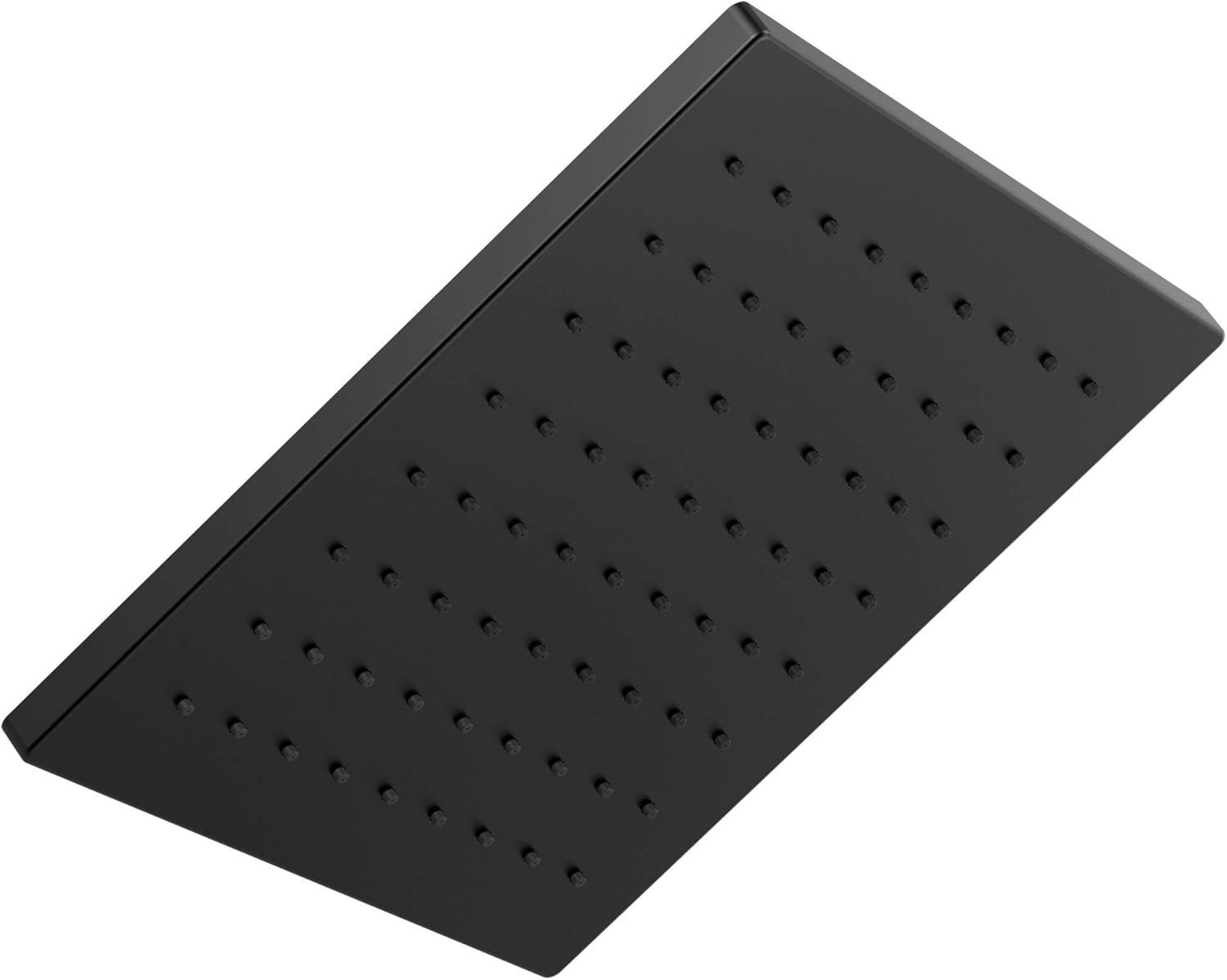 Matte Black Square Ceiling Mounted Rain Shower Head