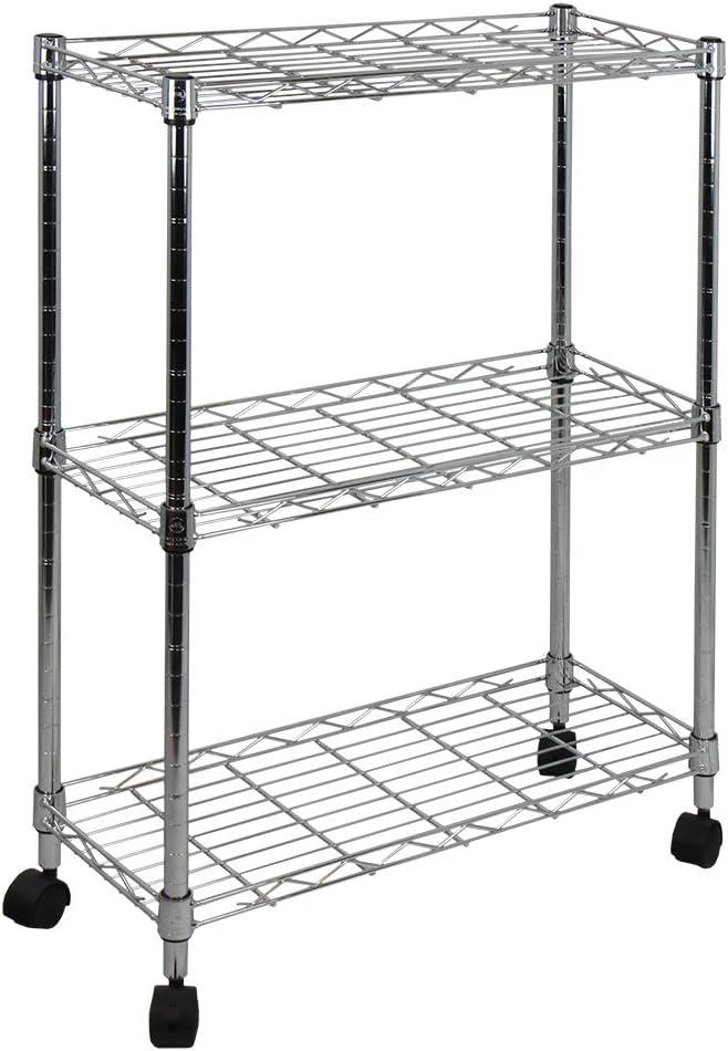 Oceanstar 3-Tier Shelving All-Purpose Utility Cart