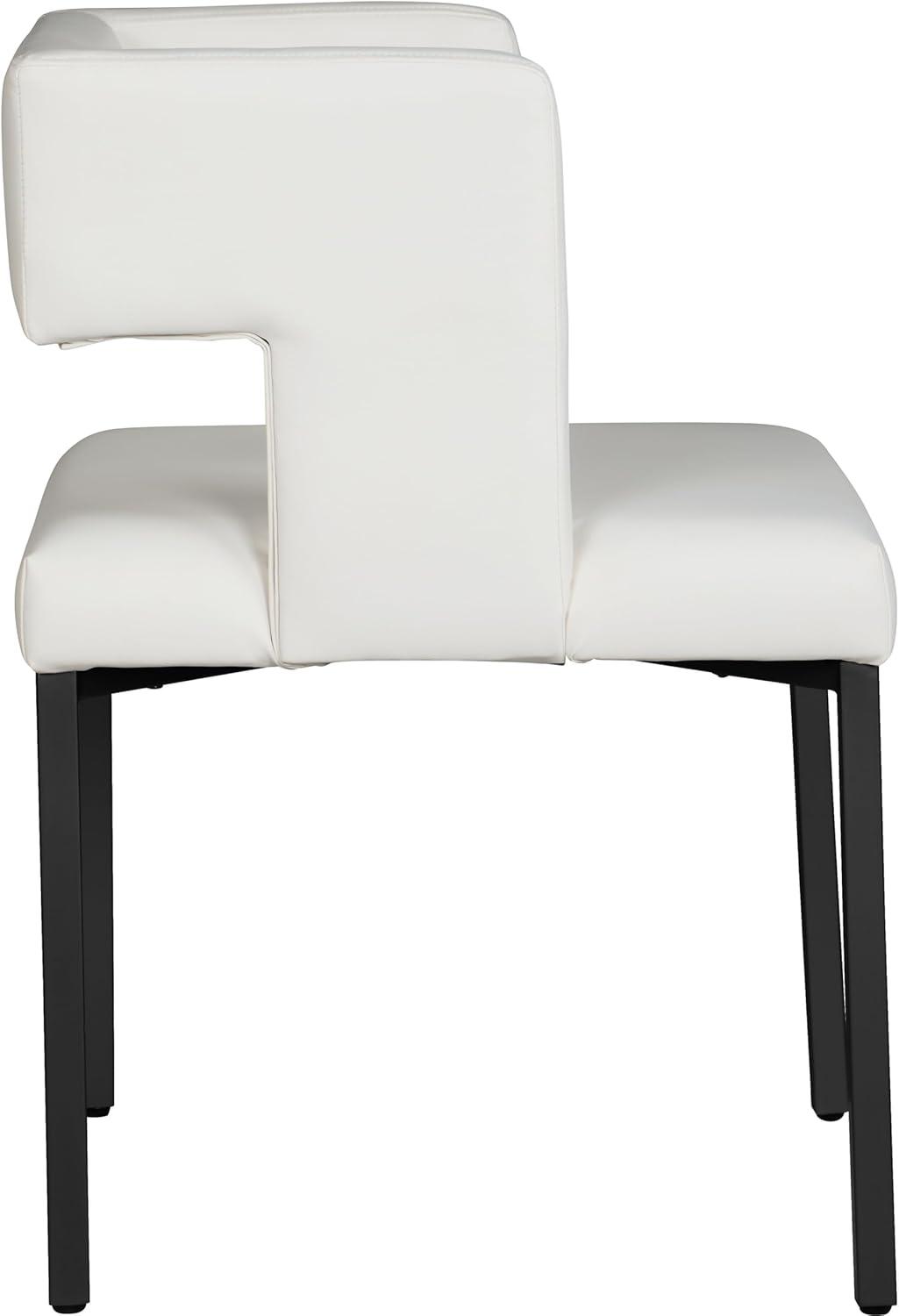 Inga Upholstered Arm Chair in White