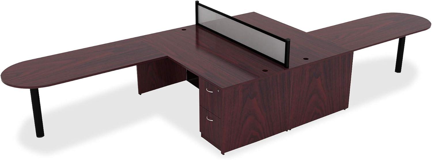 Winston Porter Sahrye Rectangle Synthetic Laminate Reception Desk