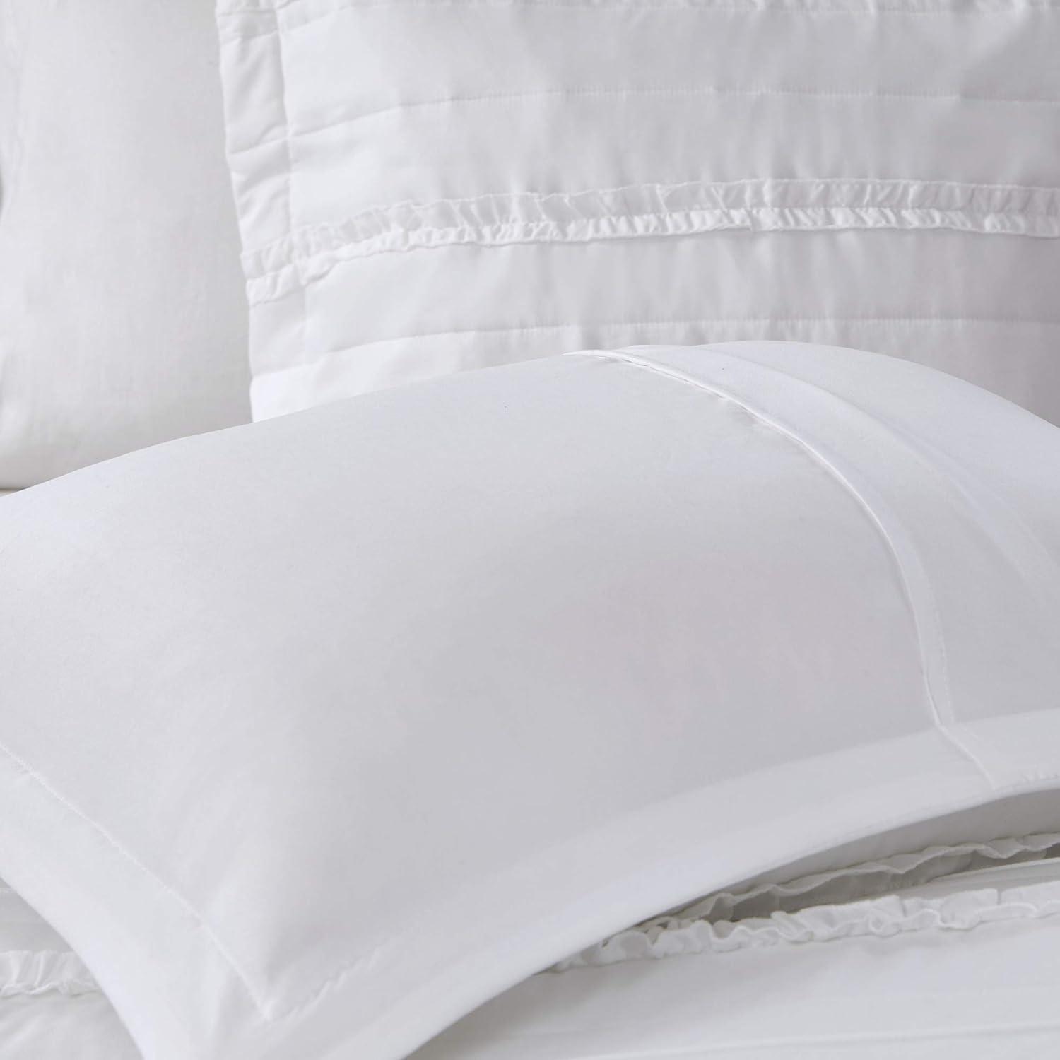 Madison Park Celeste 5 Piece Microfiber Ruffled Comforter Set