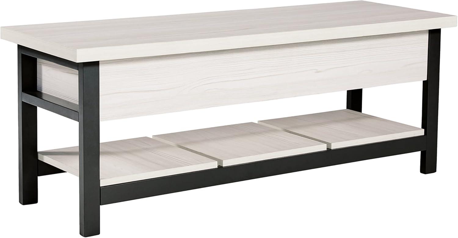 Signature Design by Ashley Casual Rhyson Storage Bench  White