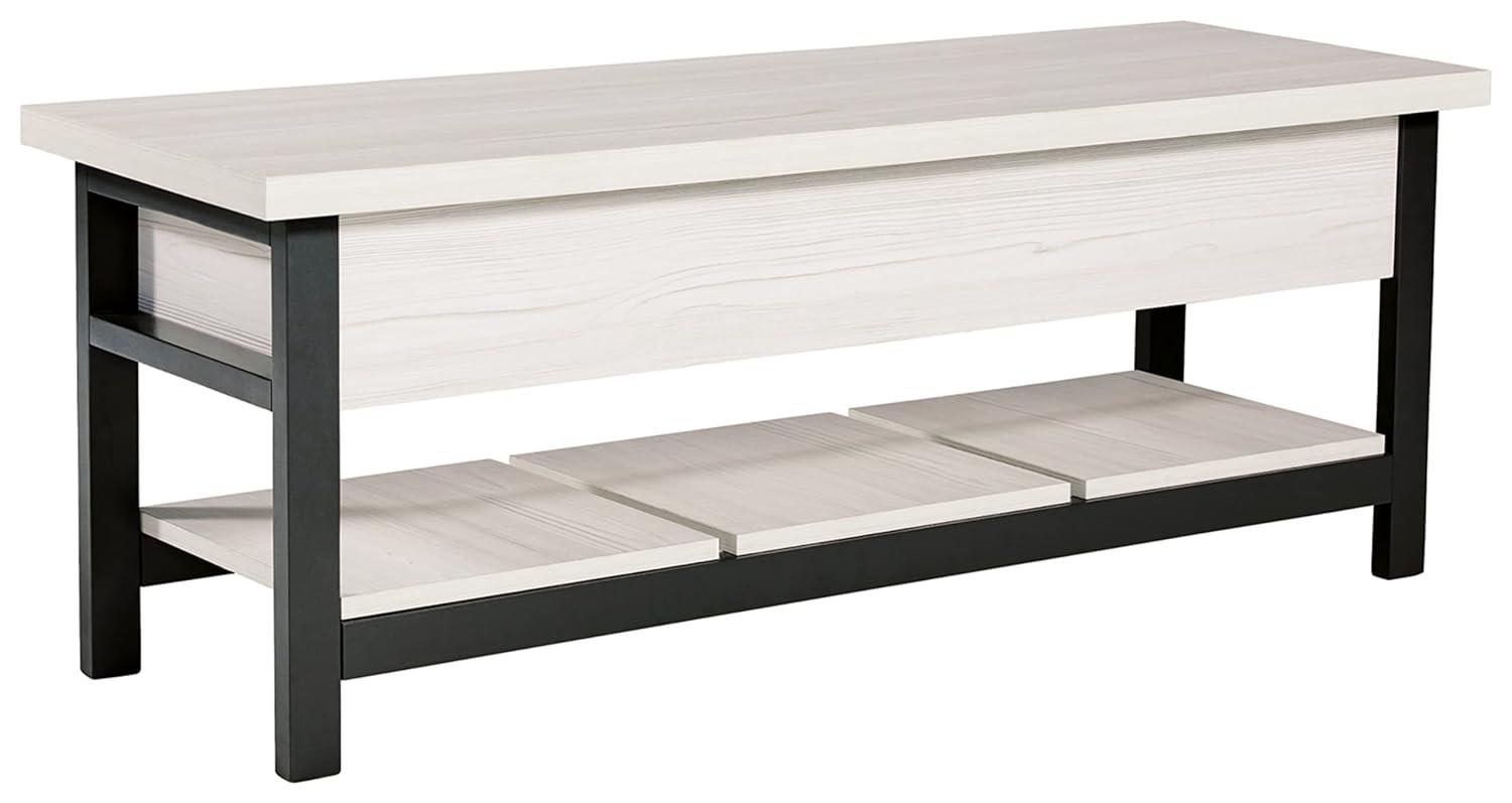 Signature Design by Ashley Casual Rhyson Storage Bench  White