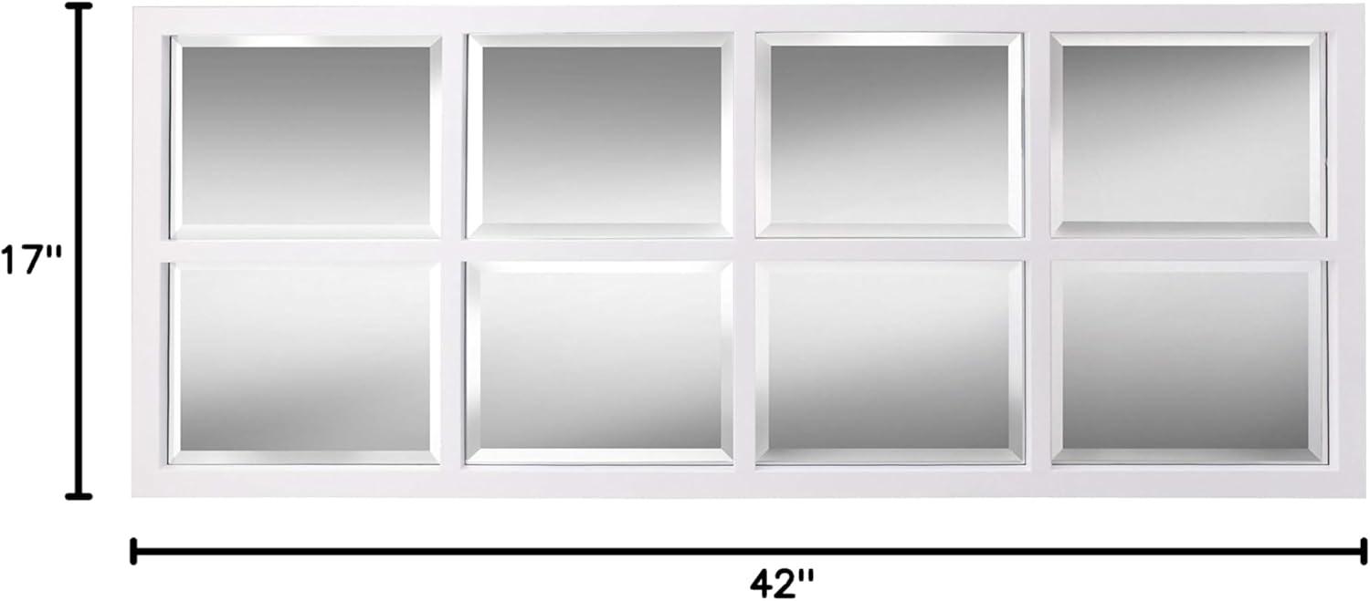 Uniek Stryker Windowpane Framed Wall Mirror