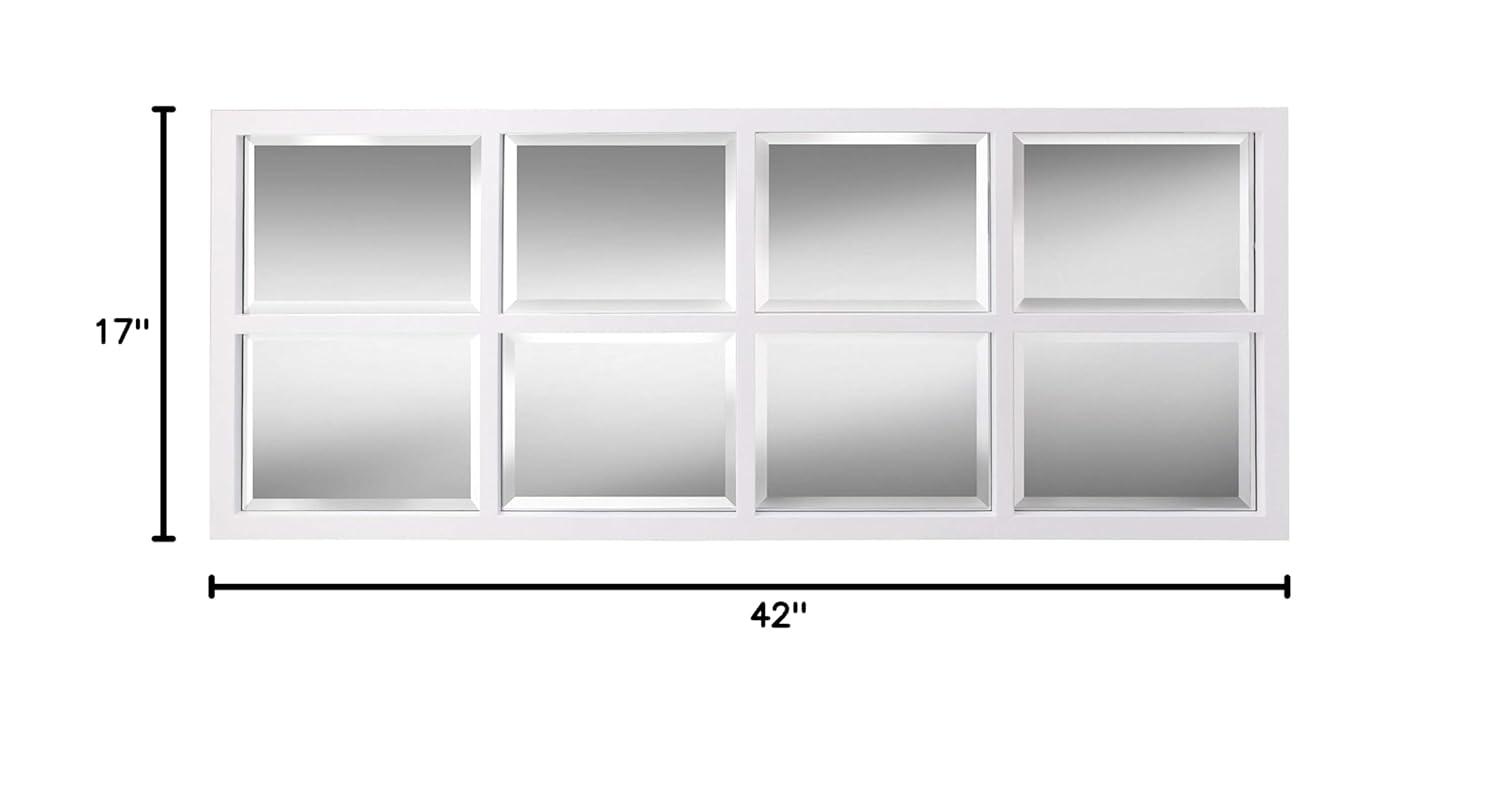 Uniek Stryker Windowpane Framed Wall Mirror