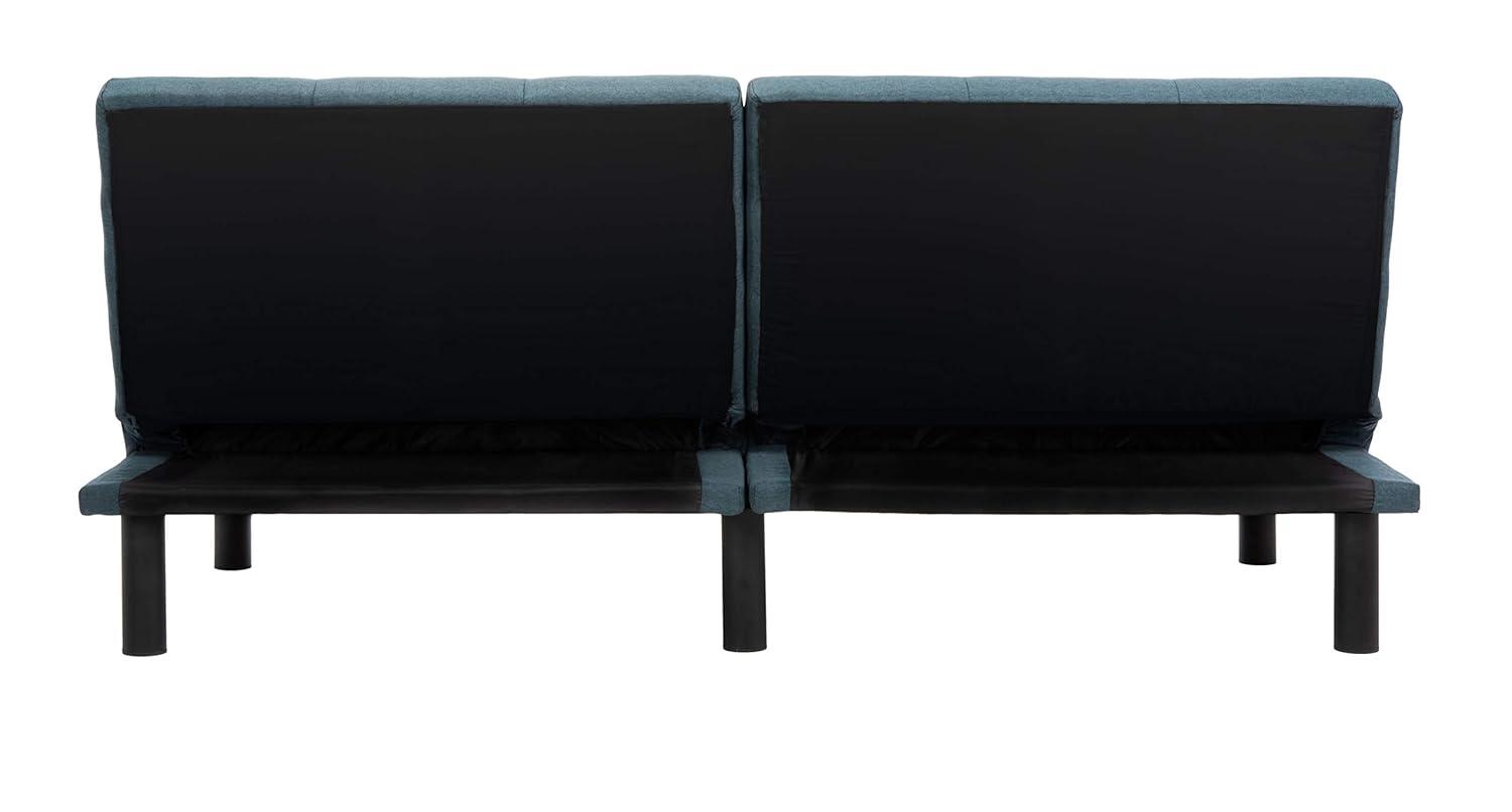 Astoria Foldable Futon Bed - LVS2003 - Navy/Black - Safavieh