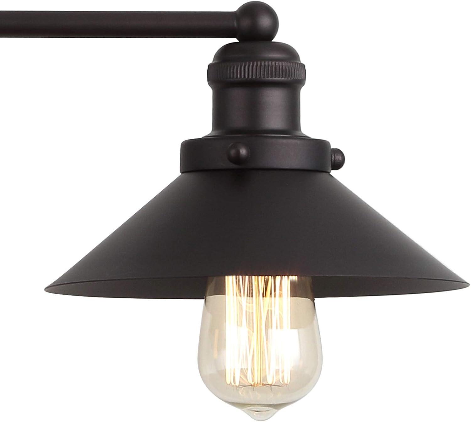 July 26.5" 3-light Metal Vanity Light, Oil Rubbed Bronze