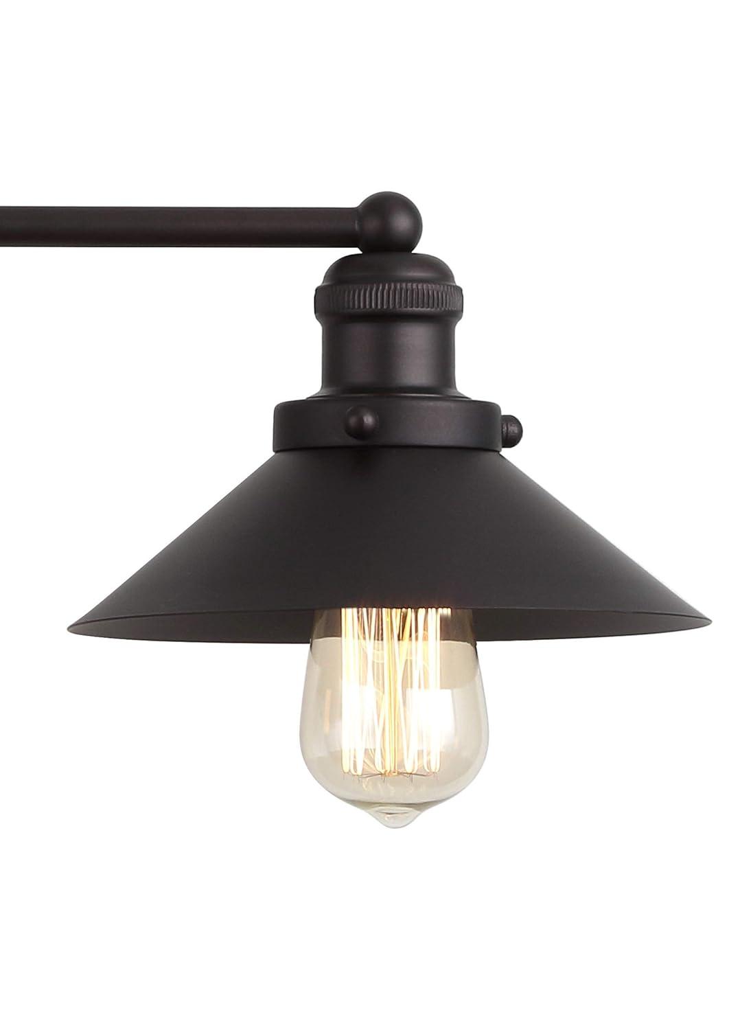 July 26.5" 3-light Metal Vanity Light, Oil Rubbed Bronze
