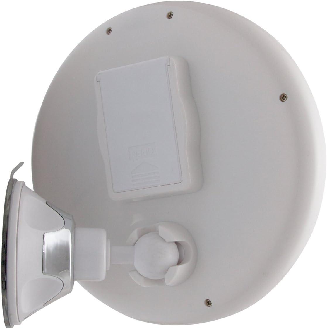 Zadro LED Wall Mounted Makeup Mirrors with Magnification & Suction Cup