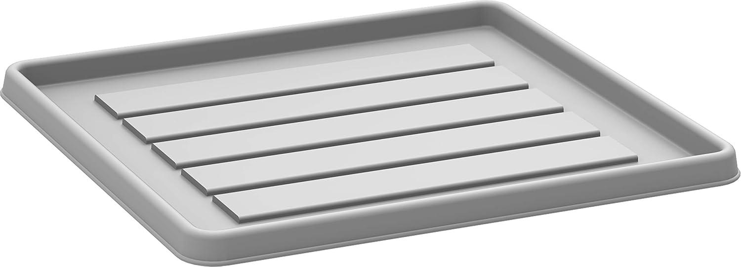 Storex School Locker / Office Cubicle Boot Tray, Gray, 18-Pack