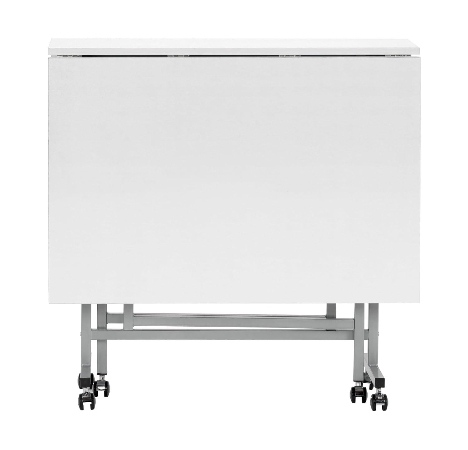 Sew Ready 58.75'' x 36.5'' Foldable Craft Table with Wheels