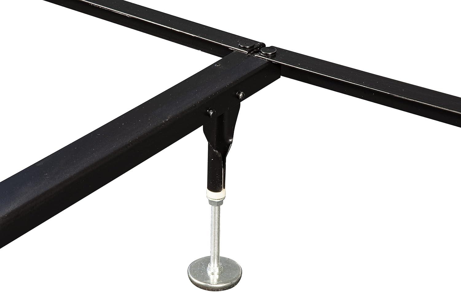 Queen/Eastern King Hook-On Bed Rail with Adjustable Support Glides