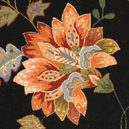 Chelsea HK306 Handmade Area Rug - 4'6"x6'6" Oval - Black - Safavieh