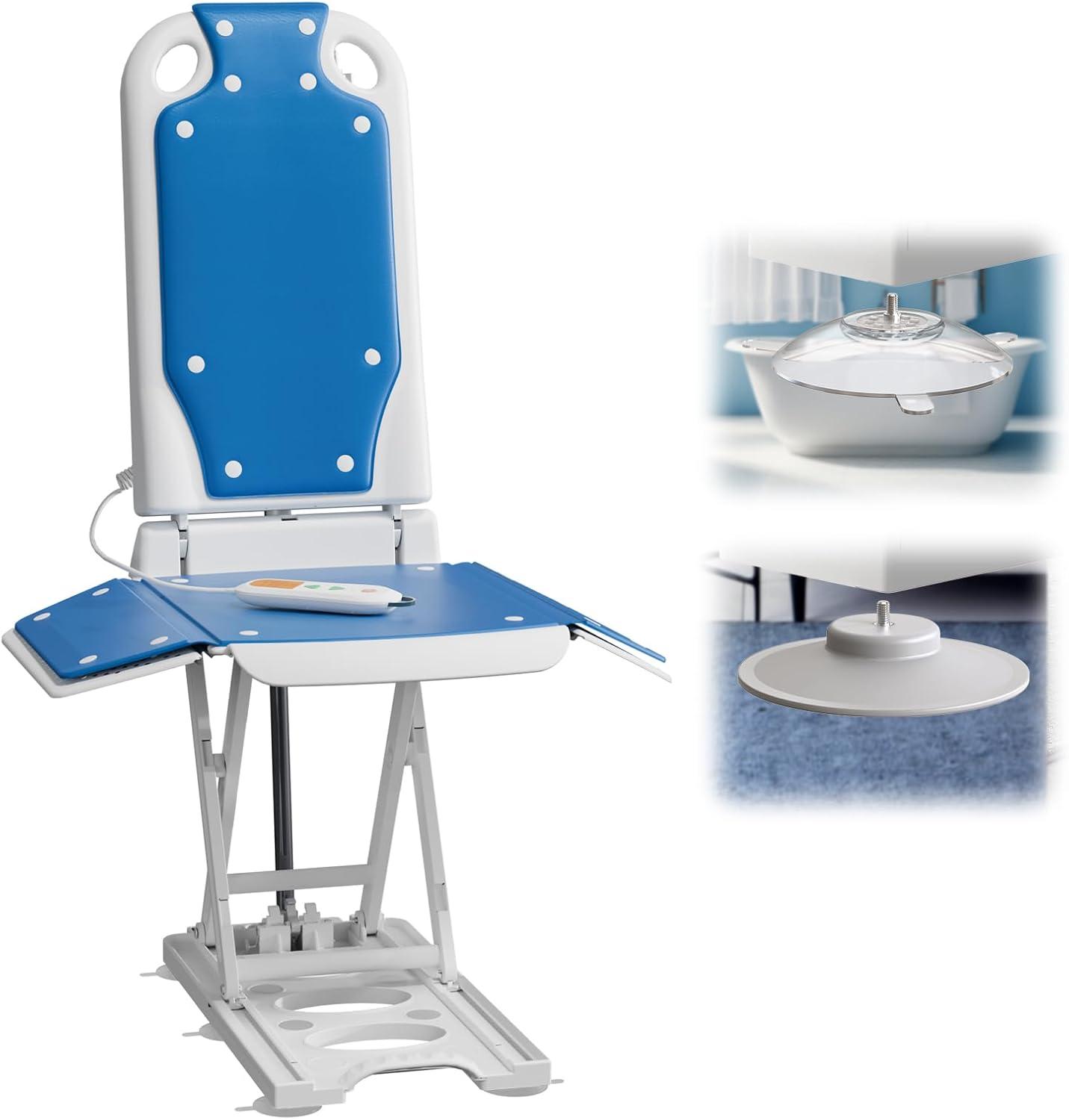 Electric Chair Lift, Get Up from Floor, Floor Lift for Elderly, Can be Raised to 20”, Help You Stand Up Again, Support Up to 300 LBS, Item Weight 30 LBS