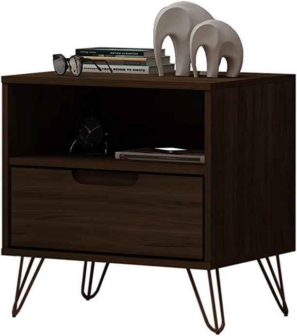 1.0 Rockefeller Nightstand - Manhattan Comfort