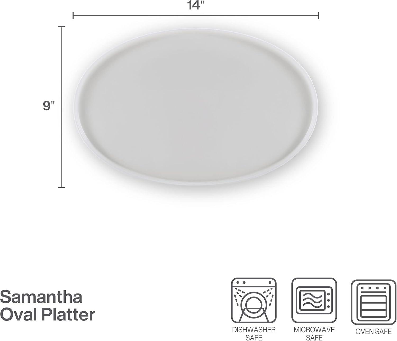 Mikasa Mikasa Samantha 9 in. Bone China Pasta Bowls (Set of 4)