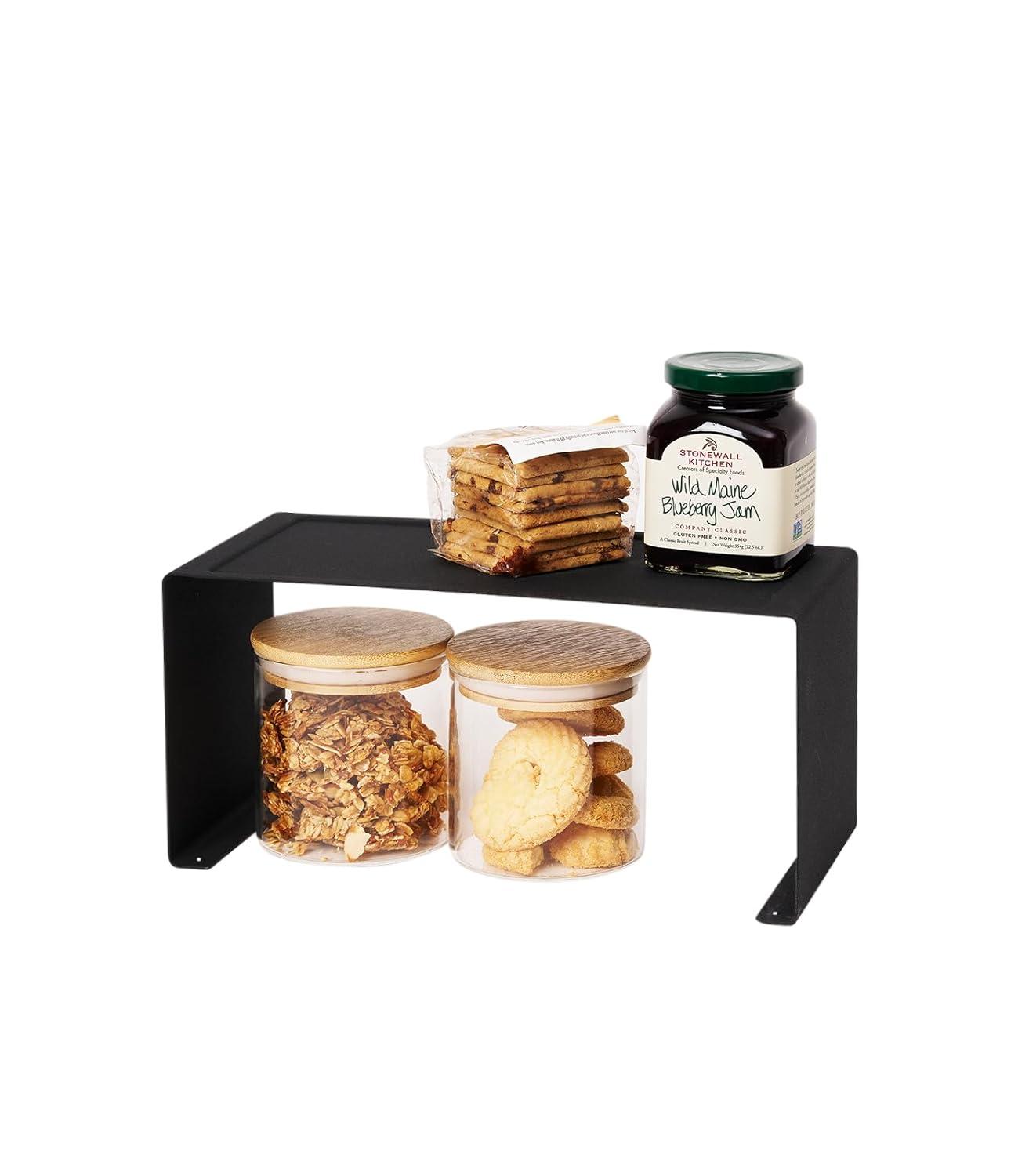 Yamazaki Tower Black Small Kitchen Rack