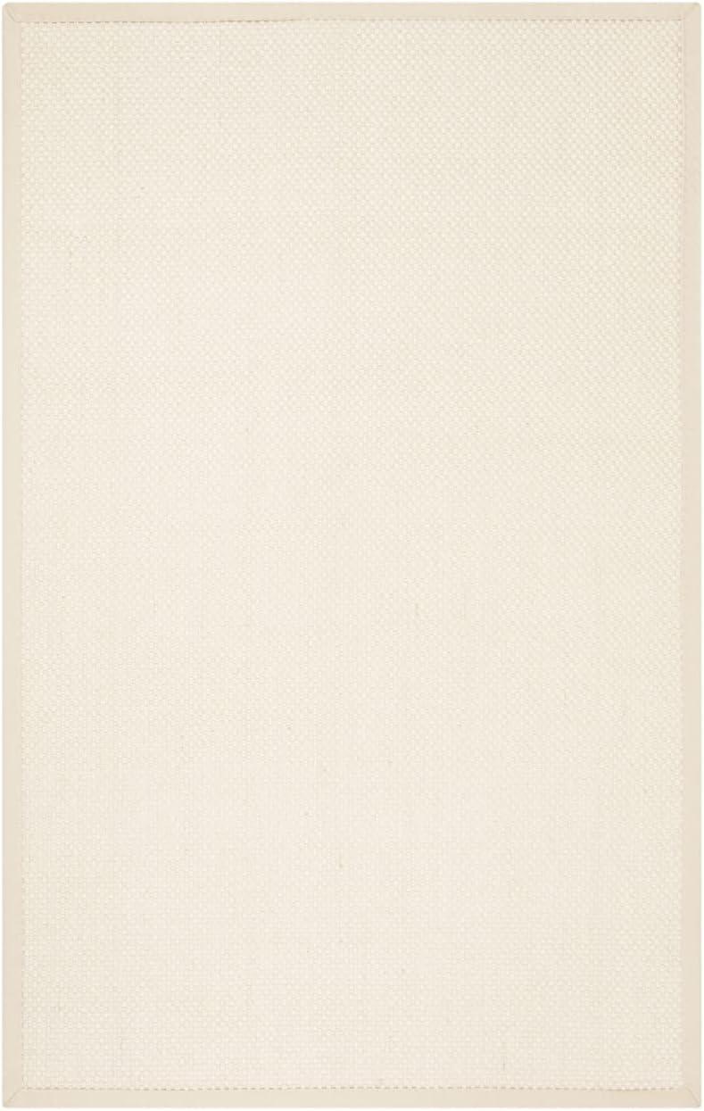 Natural Fiber NF150 Power Loomed Indoor Area Rug - Ivory/Light Beige - 4'x6' - Safavieh