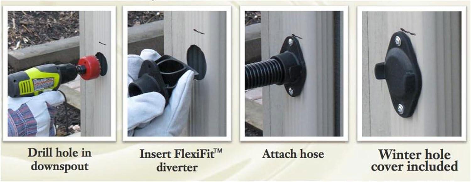 Good Ideas Rain Wizard FlexiFit Diverter System & Reviews | Wayfair