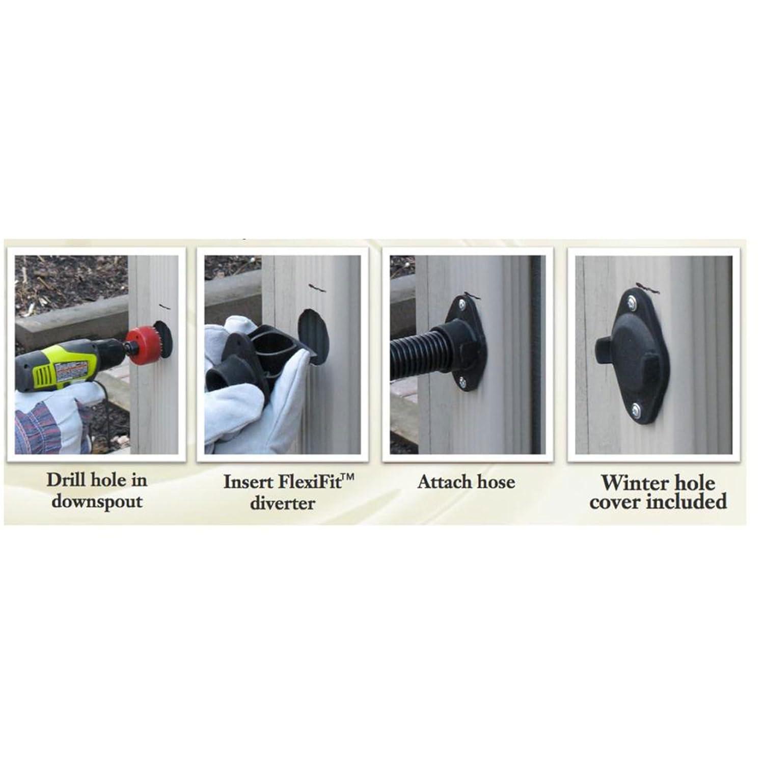 Good Ideas Rain Wizard FlexiFit Diverter System & Reviews | Wayfair