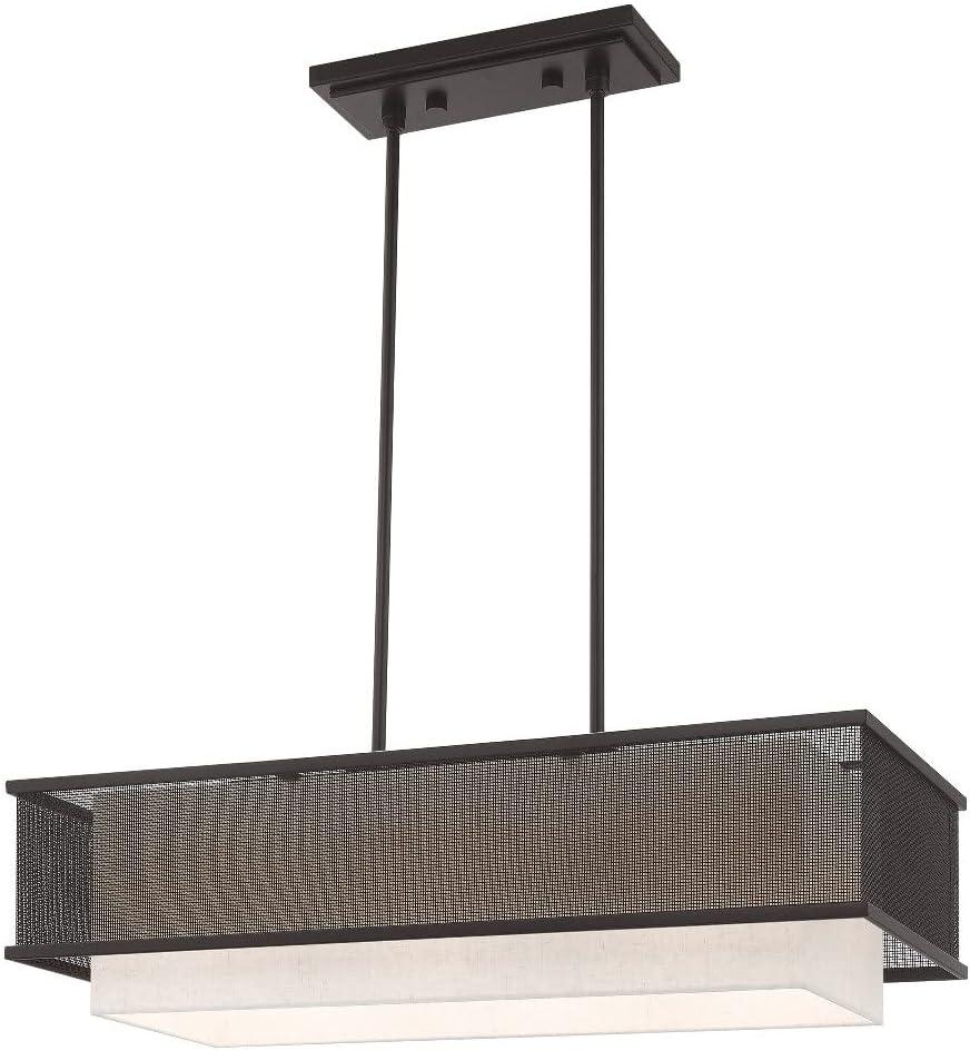 Livex Lighting Braddock 3 - Light Chandelier in  Bronze