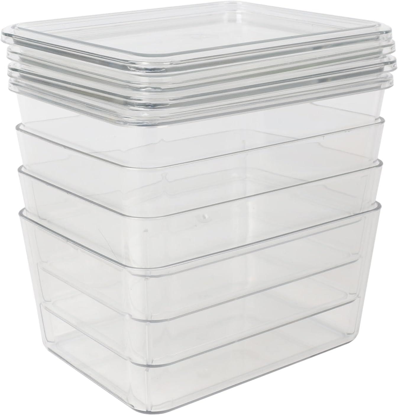 Martha Stewart Brody Premium Plastic Storage Bins With Lids