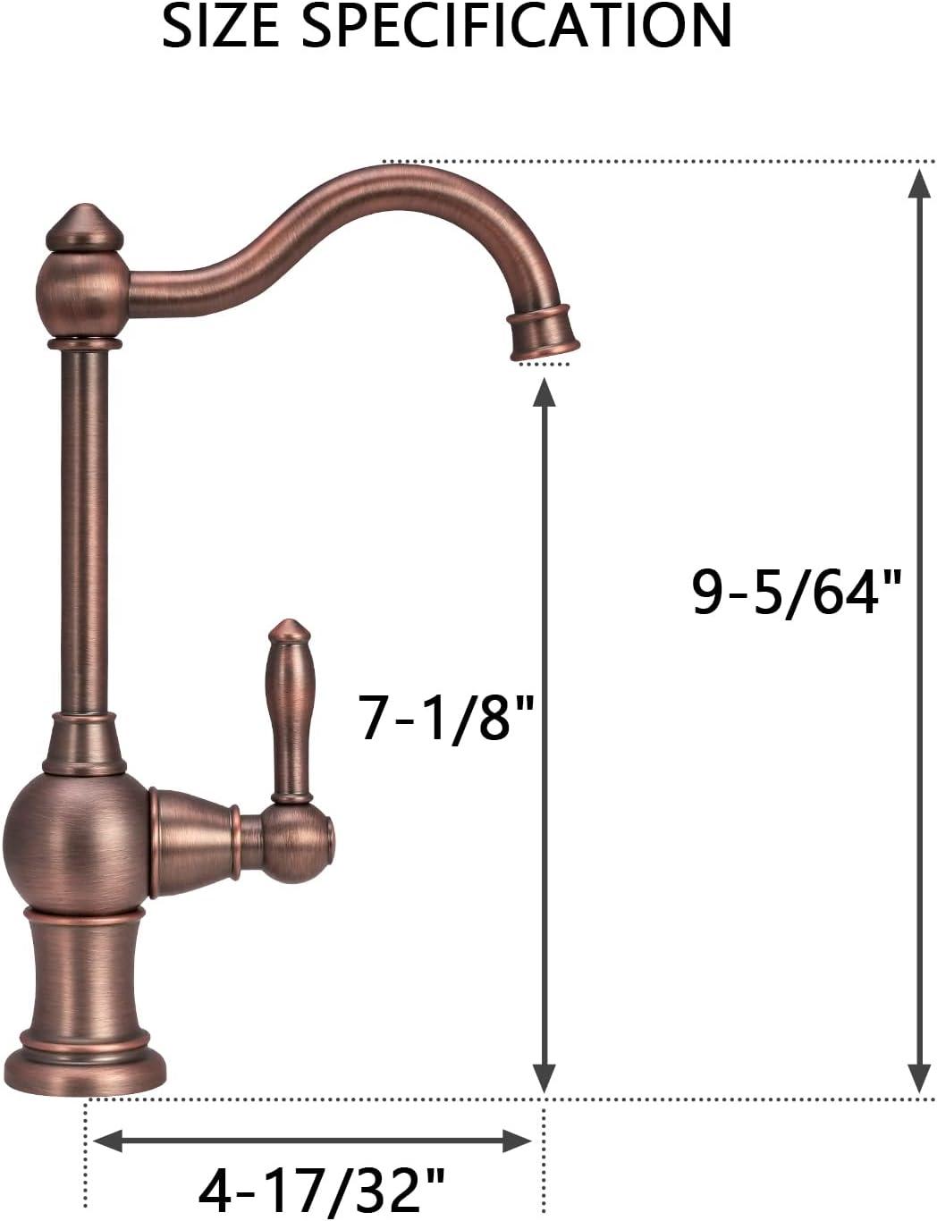 Water Filter Faucet with Single Handle for Cold Water