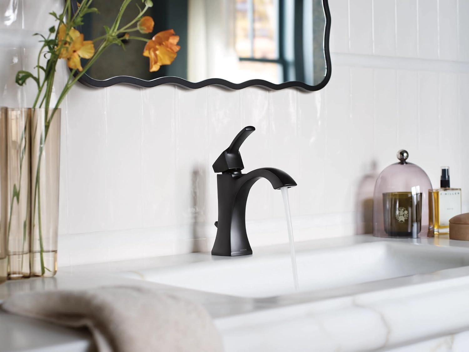 Voss Single Hole Bathroom Faucet with Drain Assembly