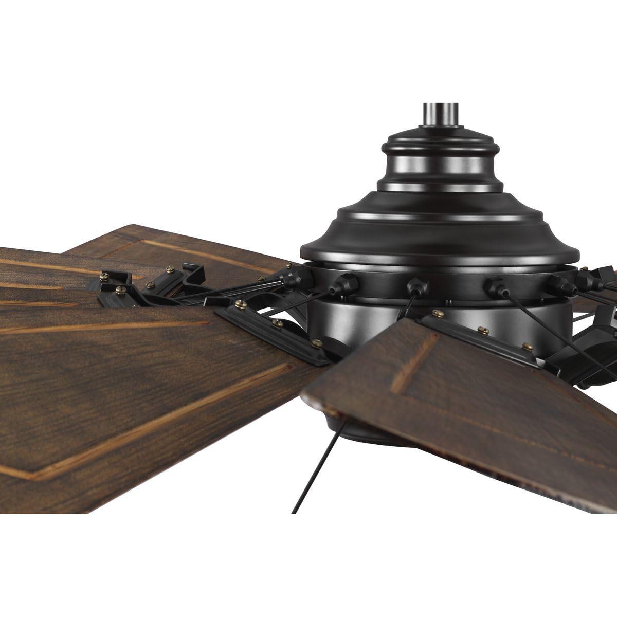 Progress Lighting - Springer II - 12 Blade Ceiling Fan In Farmhouse Style-16.26