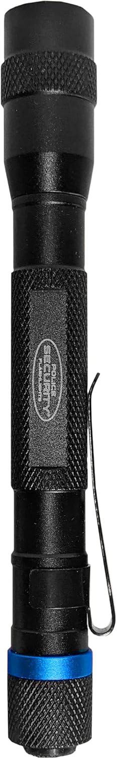 Black Tactical LED Pen Flashlight with Water Resistant Design