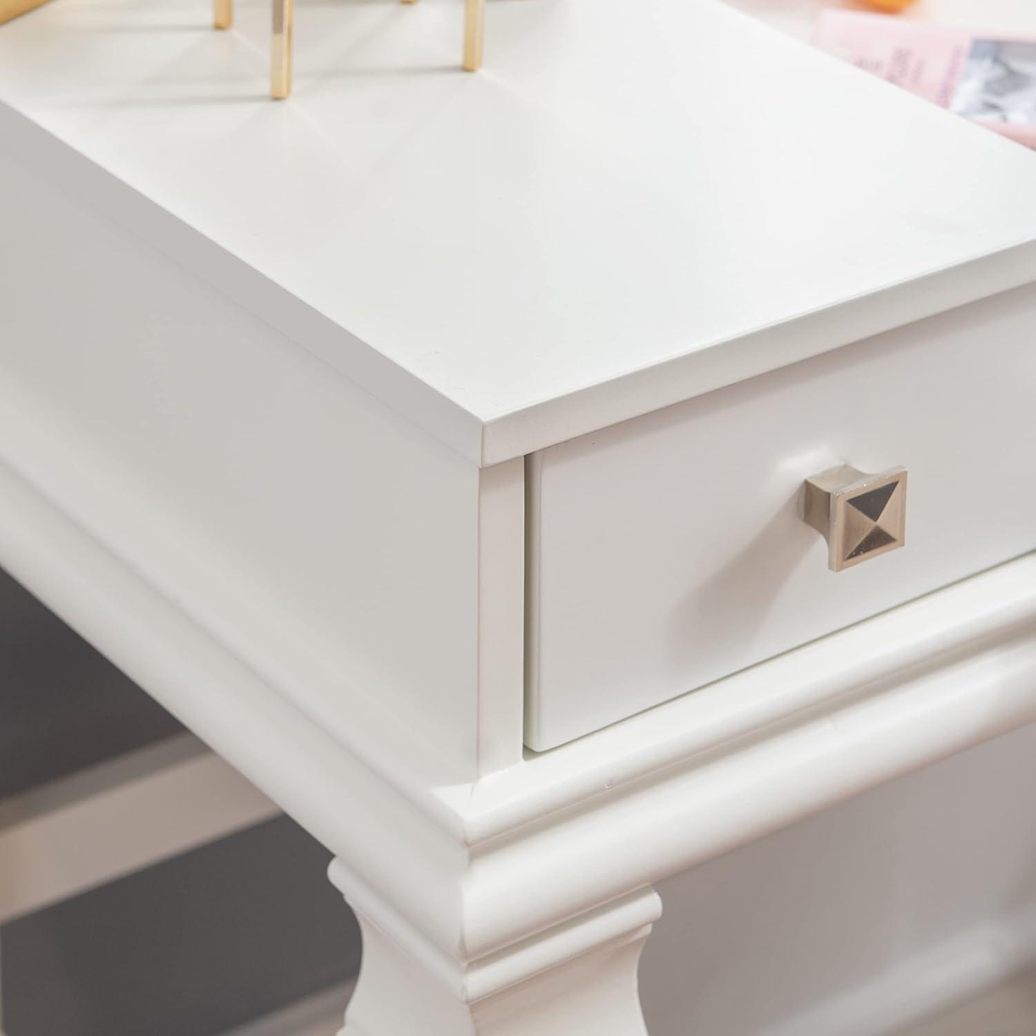 Linon Home Decor Linon Orhei White Vanity Set