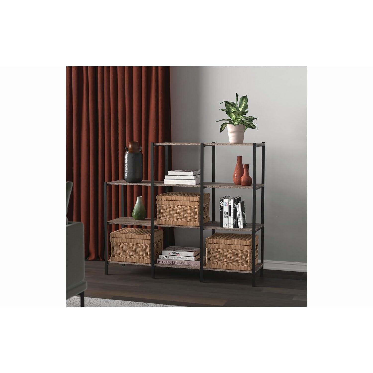 ClosetMaid 45.67'' W Steel Frame Step Bookcase