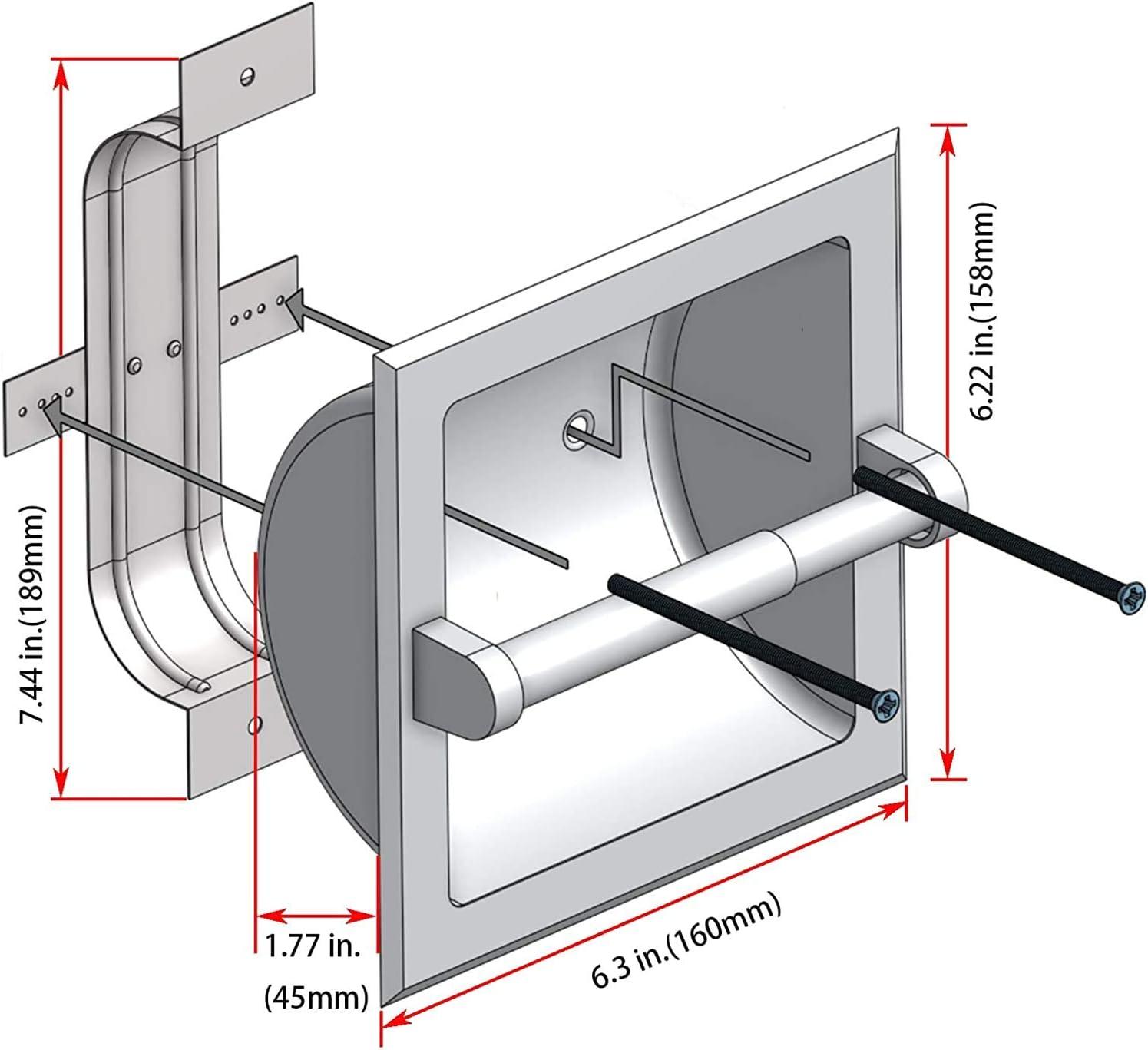 Recessed Toilet Paper Holder