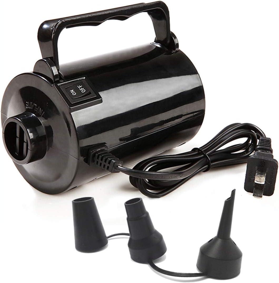 High Power Black Electric Air Pump with 3 Nozzles