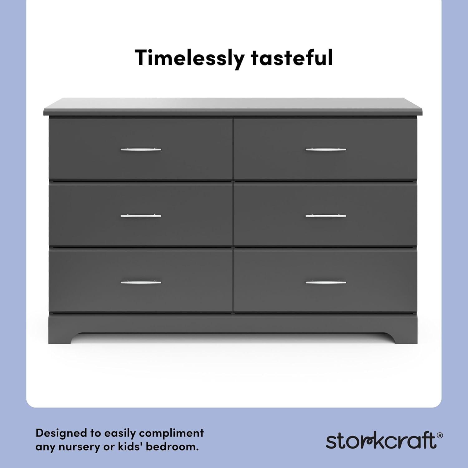 Brookside 6 Drawer Double Dresser