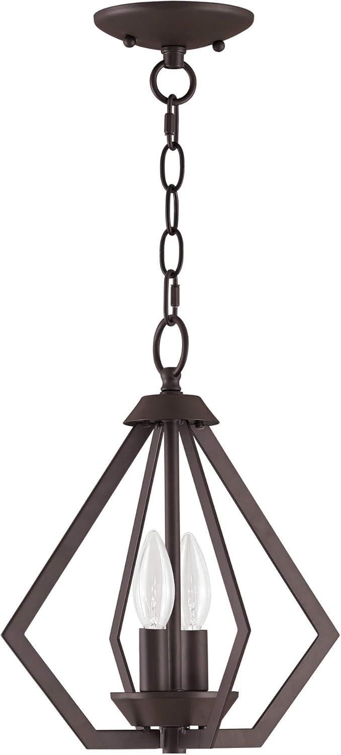 Livex Lighting Prism 2 - Light Chandelier in  Antique Brass