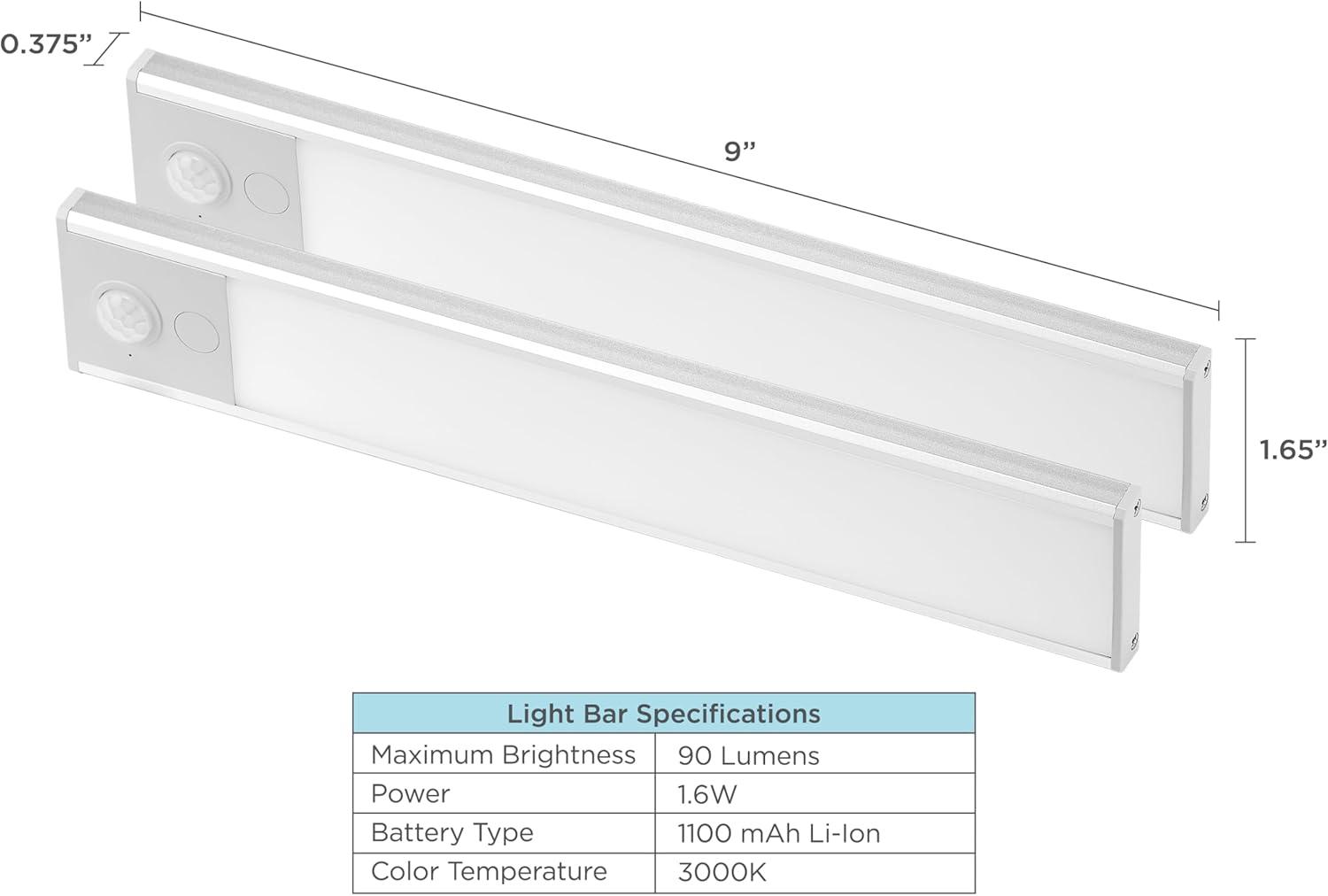 LED 9'' Under Cabinet Light Bar