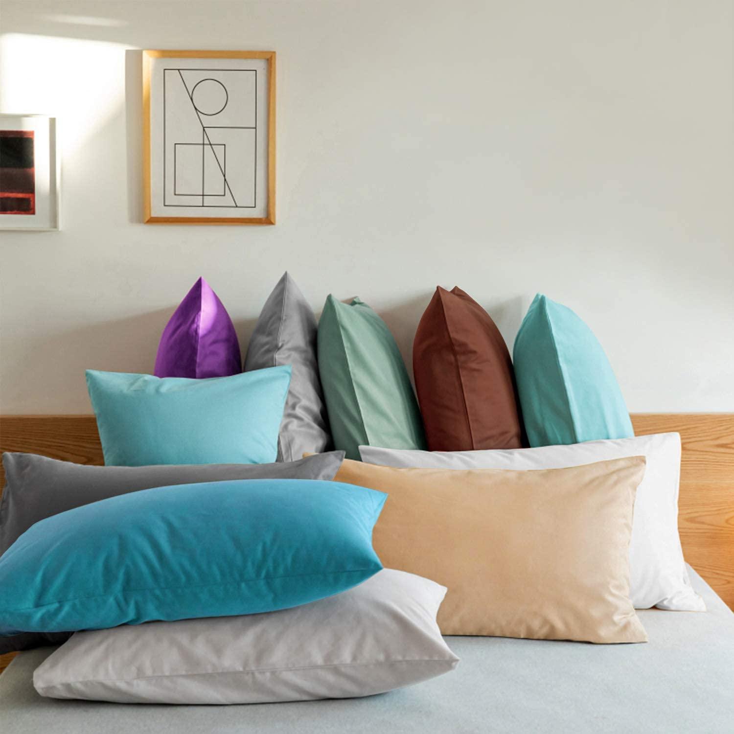 NTBAY Body Pillow Cover, 1800 Brushed Microfiber Body Pillowcase with Envelope Closure - 20x54 Inches - NTBAY