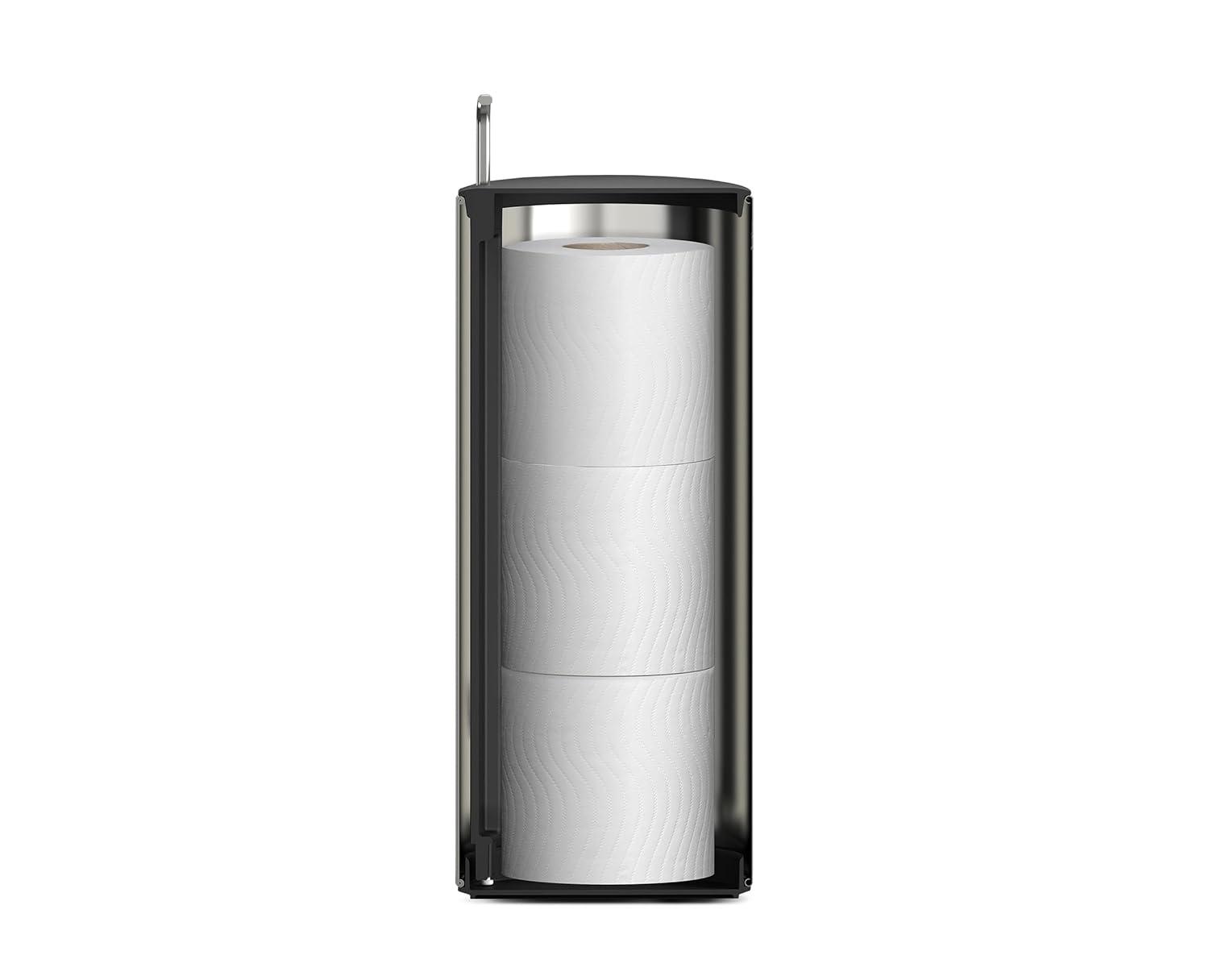 Joseph Joseph EasyStore Luxe Stainless Steel Toilet Roll Holder