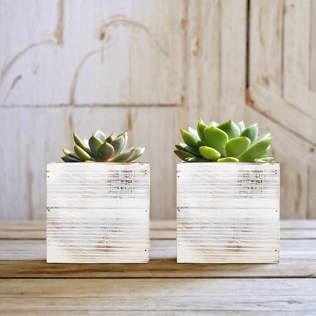 Union Rustic Gritton Wood Table Vase (Set of 6)