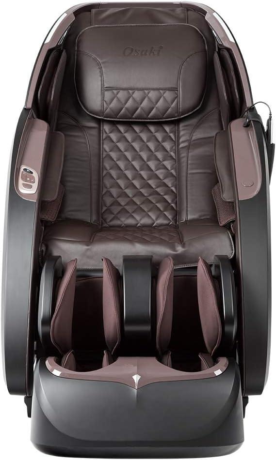 Black Faux Leather Zero Gravity Massage Recliner with Metal Frame