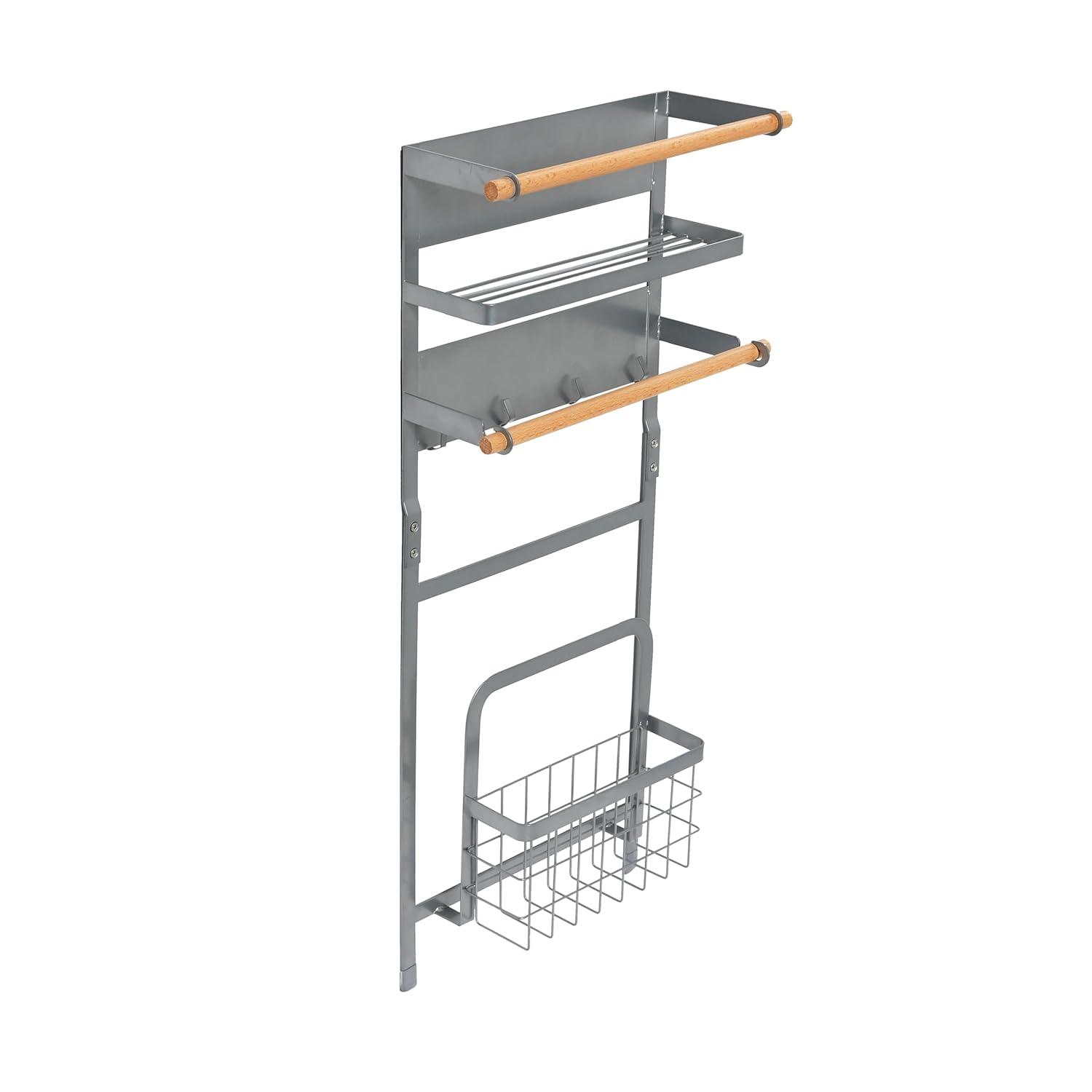 Metal Magnetic Spice Organizer, Grey