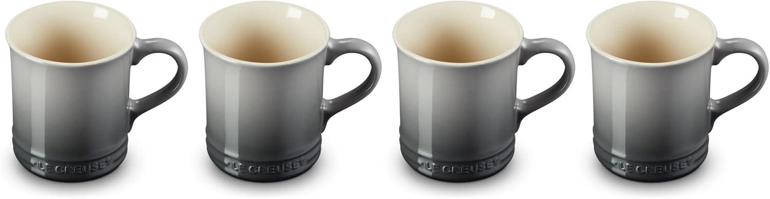 Le Creuset ® 14-oz. Oyster Grey Mugs, Set of 4