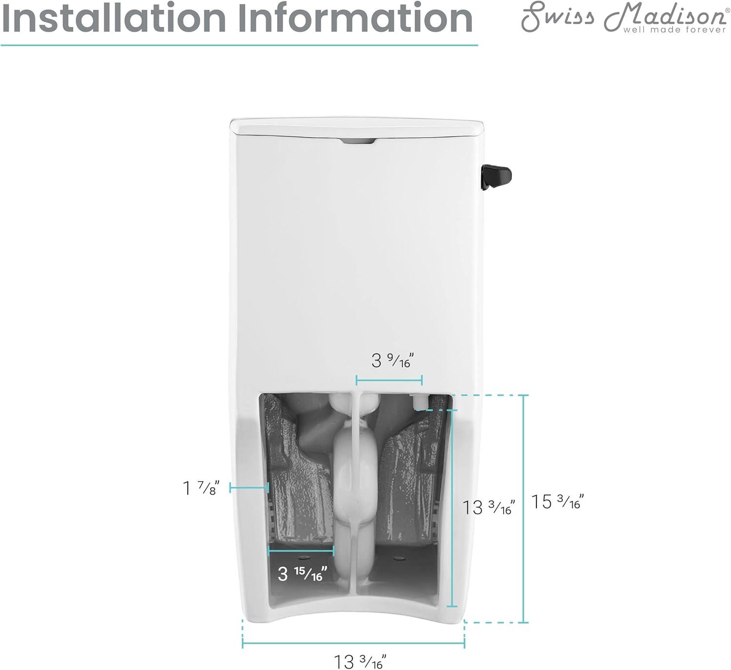 St. Tropez One Piece Elongated Toilet Dual Vortex Flush